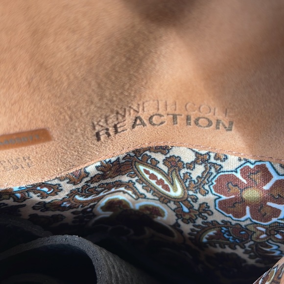 Kenneth Cole Reaction Chantell Brown Leather Slouch Heeled Knee Boots 8.5 - Picture 10 of 13